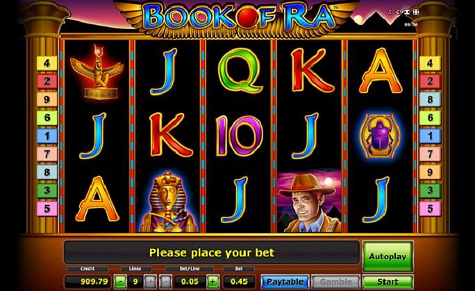 book of ra slot by novomatic